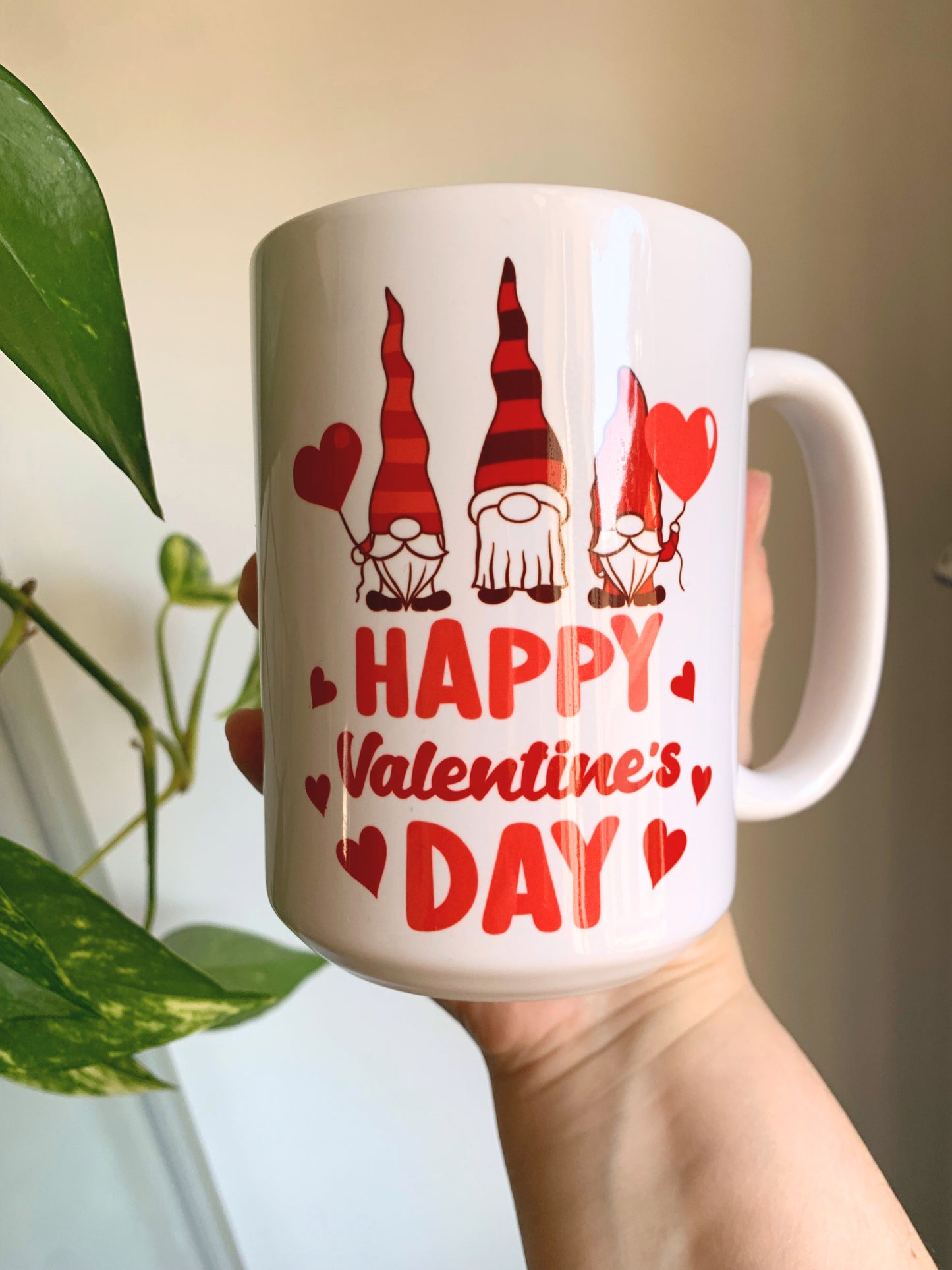 Gnomes valentines mug