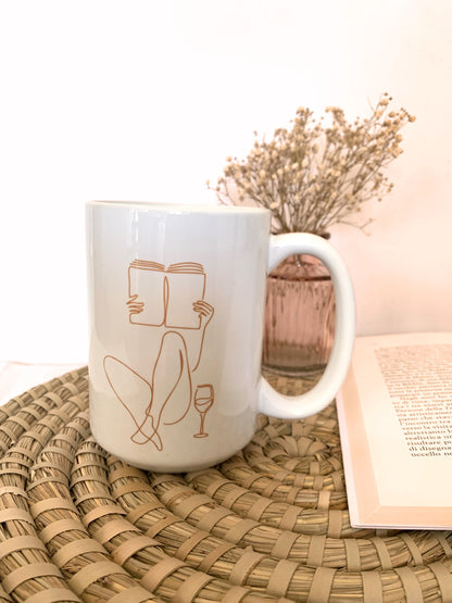 mug personalizzata amante dei libri