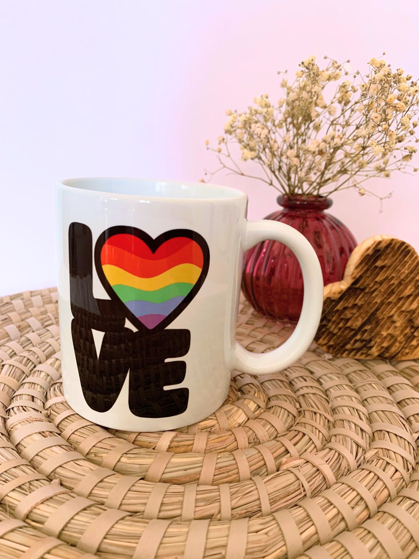 Pride “love” mug