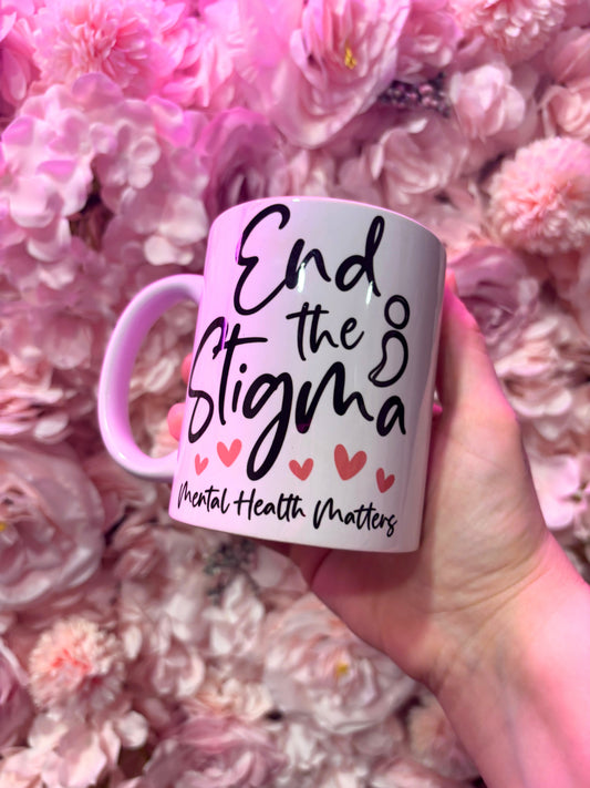 “End the stigma” mug