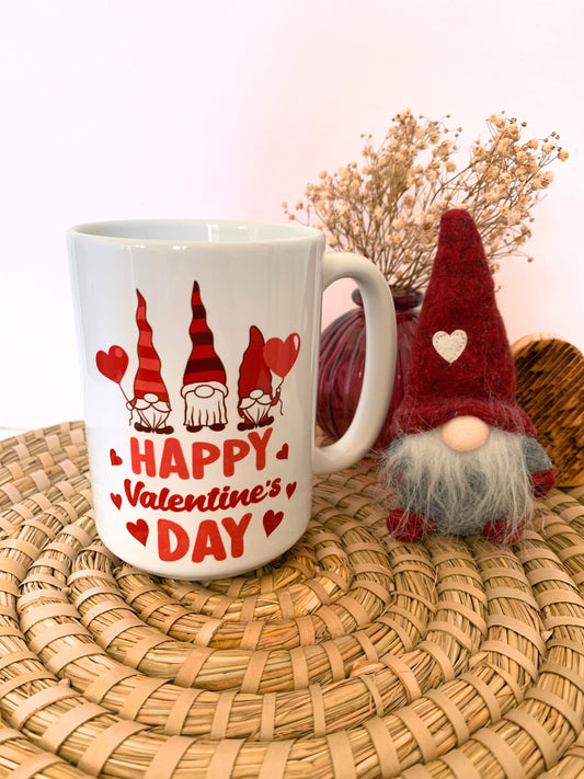 Gnomes valentines mug