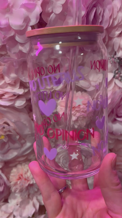 “No uterus no opinion” Libbey glass